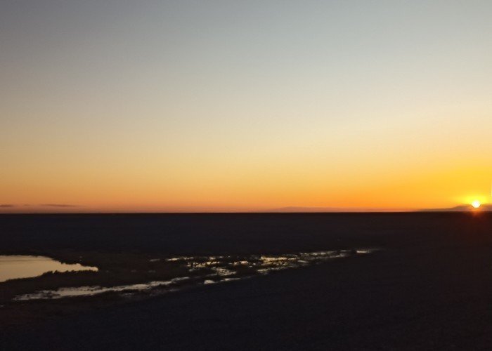 Skeiðarársandur við sólarlag