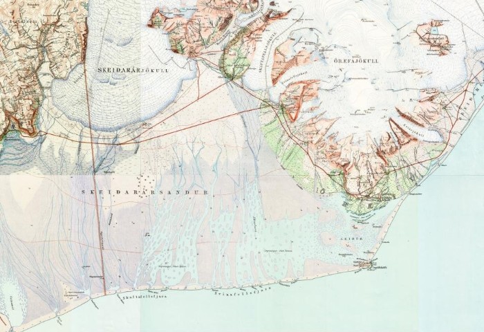 Skeiðarársandur - map.is
